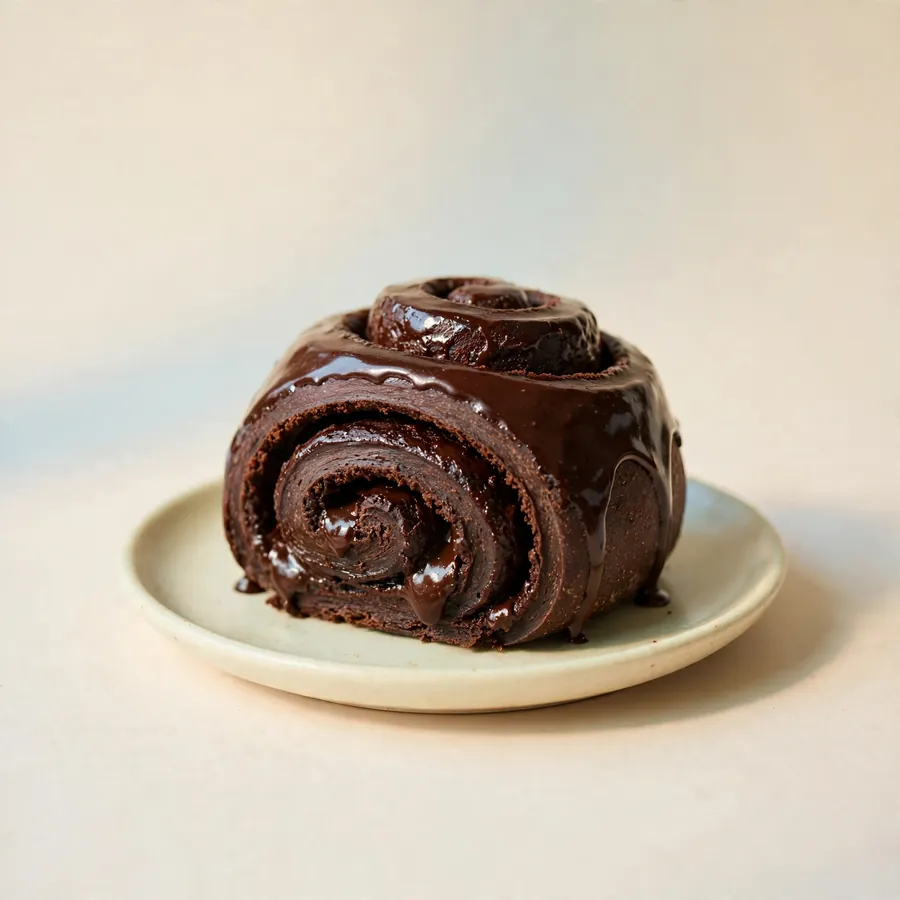 Double chocolate bun
