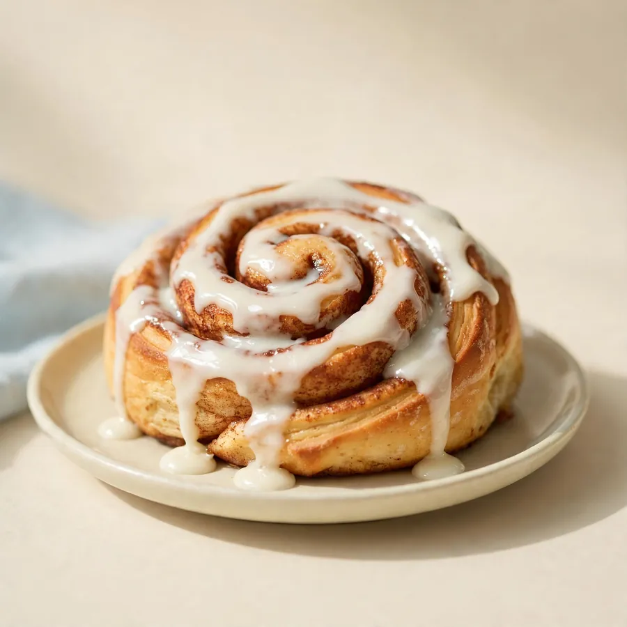 Classic cinnamon bun