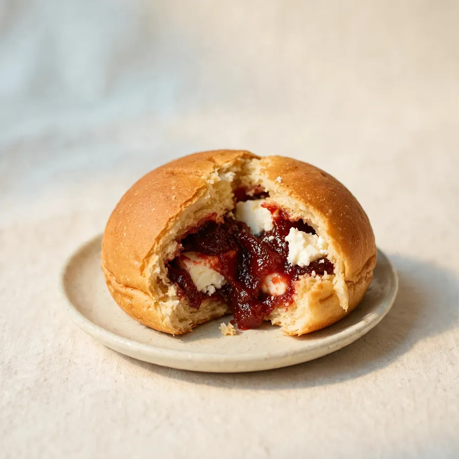 Guava and cheese bun