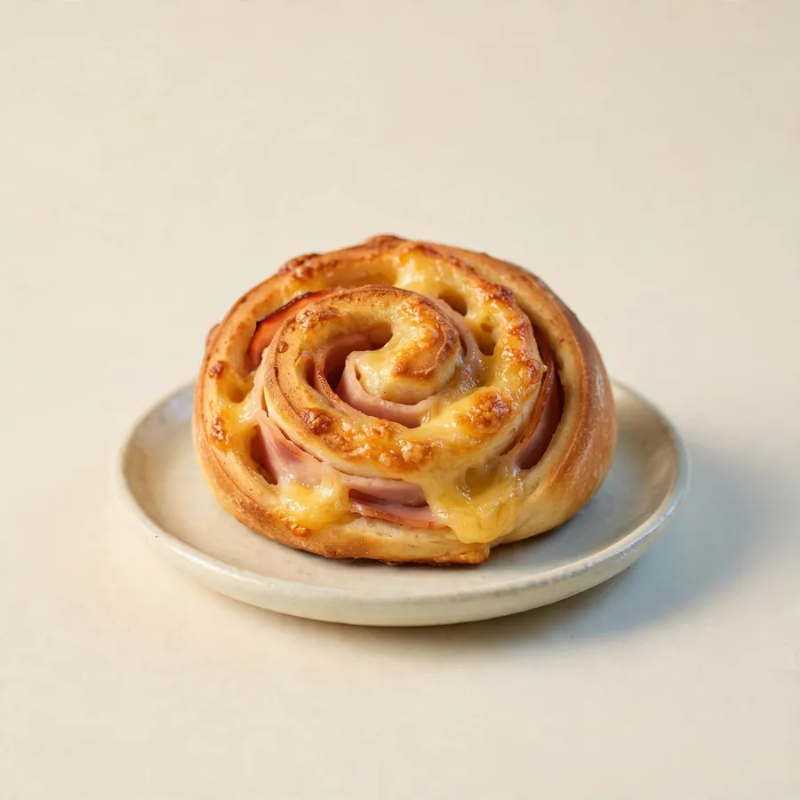 Ham and cheese bun