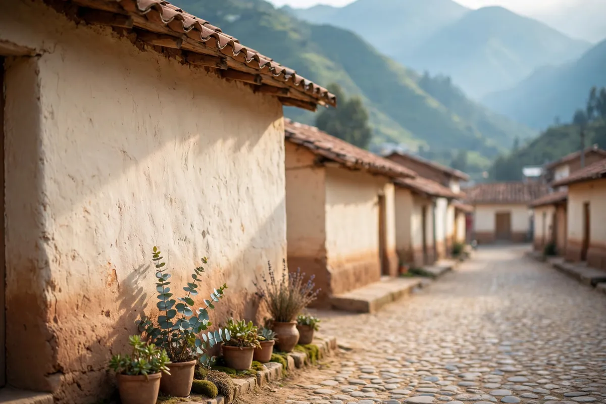 A quiet residential street in the morning